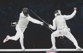 Japan gets men's team foil silver in fencing