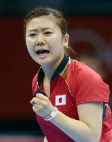 Japan advances to women's table tennis team final