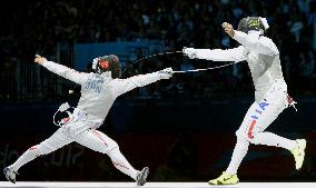 Japan gets men's team foil silver in fencing