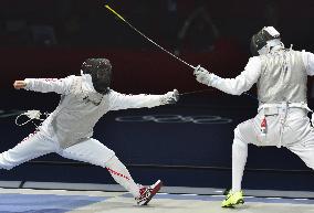 Japan gets men's team foil silver in fencing