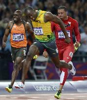 Jamaica's Bolt wins gold in men's 100 meters