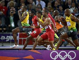 Jamaica's Bolt wins gold in men's 100 meters