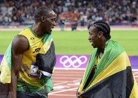 Jamaica's Bolt wins men's 100 meters