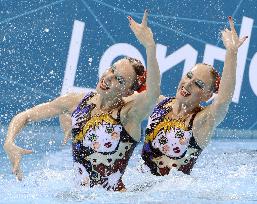 Russia wins gold in synchro duet