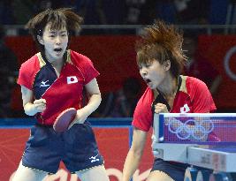 Japan wins silver in women's table tennis