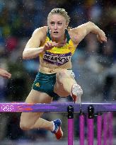 Pearson wins Olympic 100 hurdles