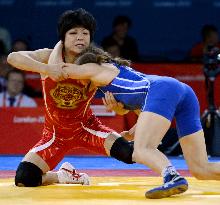 Obara wins gold in women's 48-kg wrestling