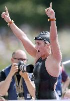 Risztov wins gold in women's 10-km marathon swimming