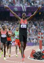 Rudisha wins men's 800 meters