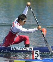 Sakamoto moves to men's canoe single final