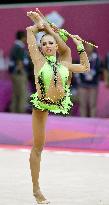 Dmitrieva advances to rhythmic gymnastics all-around final