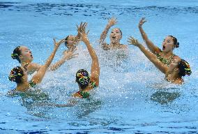 Japan finishes 5th in synchronized swimming, ends medal streak