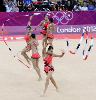 Japan advances to rhythmic gymnastics group final