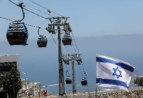 ISRAEL-HAIFA-CABLE CAR