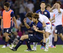 No medal for Japan men's soccer team after losing to S. Korea