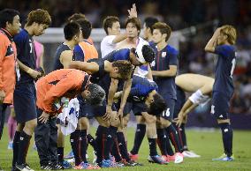 No medal for Japan men's soccer team after losing to S. Korea
