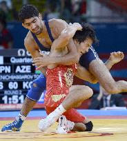 Yumoto loses to Azerbaijan's Asgarov in men's freestyle wrestling