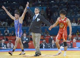 Yumoto loses bronze medal match in men's freestyle wrestling