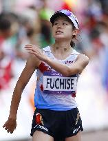 Japan's Fuchise finishes in women's race walk