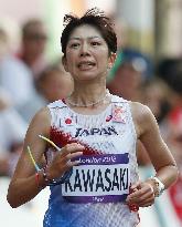 Japan's Kawasaki finishes in women's race walk