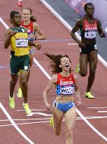 Savinova wins gold in women's 800 meters