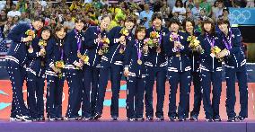 Japan wins women's volleyball bronze