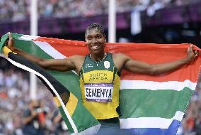 Semenya silver in women's 800m