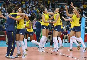 Brazil wins gold in women's volleyball