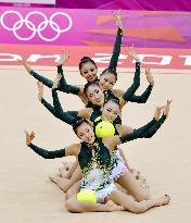 Japan 7th in rhythmic gymnastics team final