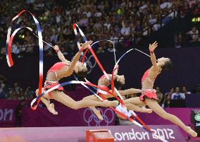 Japan 7th in rhythmic gymnastics team final