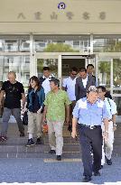Police question Japanese for landing on Senkakus