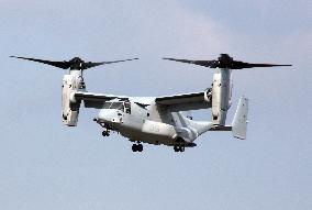 U.S. gives up Osprey landing drills in Hawaii