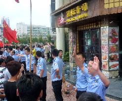 Anti-Japan protest in China's Shandong Province