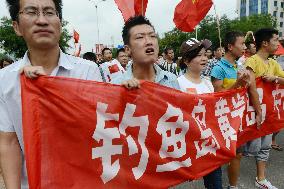 Anti-Japan protest in China's Shandong Province