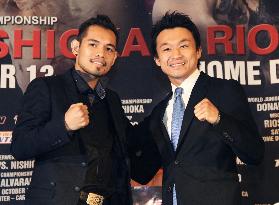 Nishioka, Donaire meet ahead of October title fight
