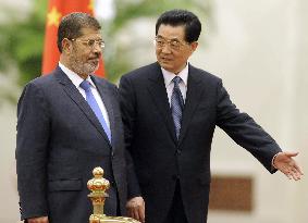 Egyptian President Morsi visits China