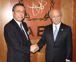 Fukushima governor visits IAEA