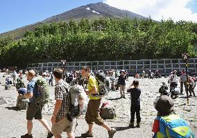 Mt. Fuji draws 246,616 climbers