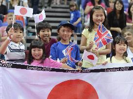 Children cheer at Paralympics
