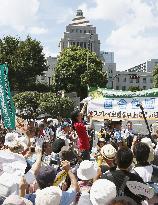 Protest in Tokyo against Osprey deployment