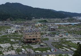 Otsuchi town in August 2012