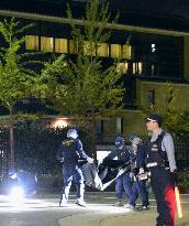 Man throws smoke bombs into Chinese consulate general in Fukuoka