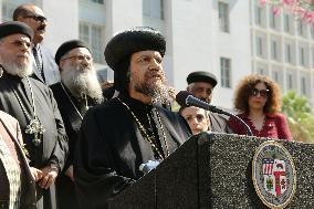 Copts, Muslims hold joint press conference