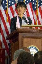 Suu Kyi in U.S.