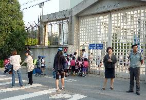 Japanese school resumes in China