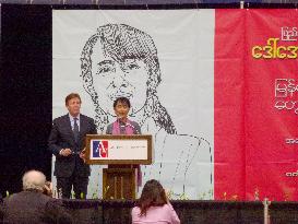 Suu Kyi in Washington DC