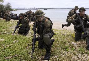 Japan-U.S. joint drill to defend remote islands