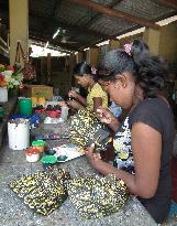 Wooden masks in Sri Lanka