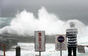 Typhoon Jelawat in Japan