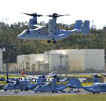 Ospreys deployed in Okinawa